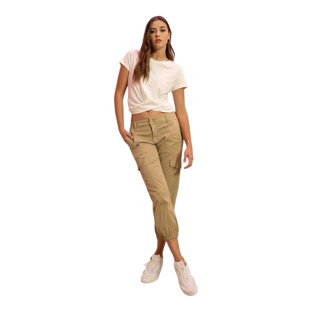 Sanctuary Rebel Standard Rise Cargo Pant True Khaki 27